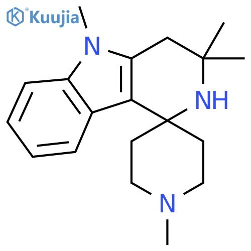1',3,3,5-Tetramethylspiro[2,4-dihydropyrido[4,3-b]indole-1,4'-piperidine] structure