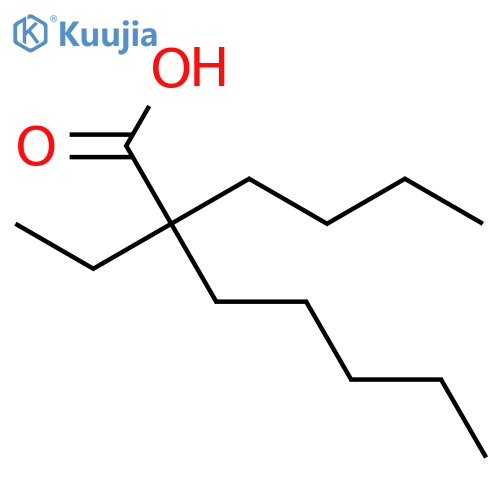 HEPTANOIC ACID, 2-BUTYL-2-ETHYL- structure