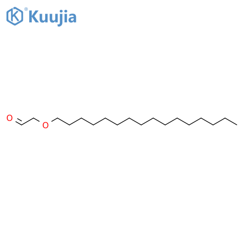 Acetaldehyde, (hexadecyloxy)- structure