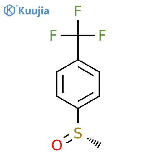 Benzene, 1-[(S)-methylsulfinyl]-4-(trifluoromethyl)- structure