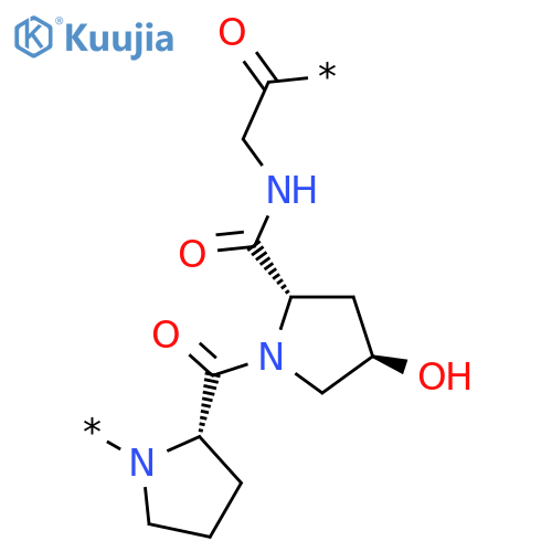 POLY[(2S)-1,2-PYRROLIDINEDIYLCARBONYL[(2S,4R)-4-HYDROXY-1,2-PYRROLIDINEDIYL]CARBONYLIMINO(2-OXO-1,2-ETHANEDIYL)] structure