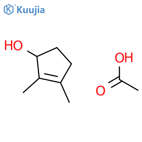 2-CYCLOPENTEN-1-OL, 2,3-DIMETHYL-, ACETATE structure