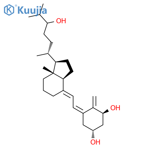 1,3-Cyclohexanediol,4-methylene-5-[(2E)-2-[(1R,3aS,7aR)-octahydro-1-[(1R)-4-hydroxy-1,5-dimethylhexyl]-7a-methyl-4-H-inden-4-ylidene]ethylidene]-,(1R,3S,5Z)- structure