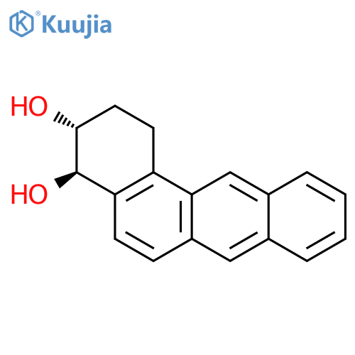 Benz(a)anthracene-3,4-diol, 1,2,3,4-tetrahydro-, trans- structure