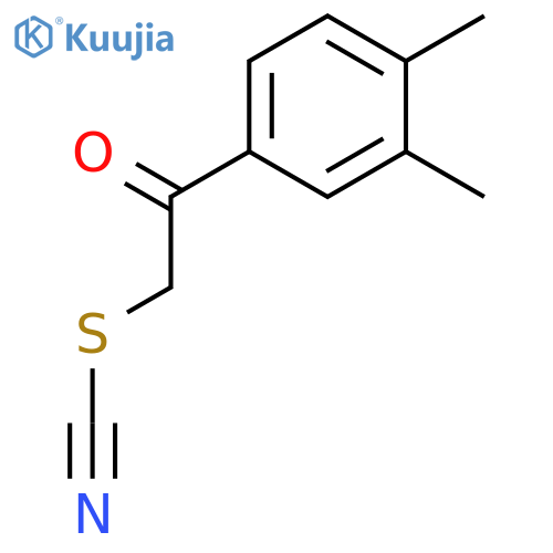 THIOCYANIC ACID, 2-(3,4-DIMETHYLPHENYL)-2-OXOETHYL ESTER structure