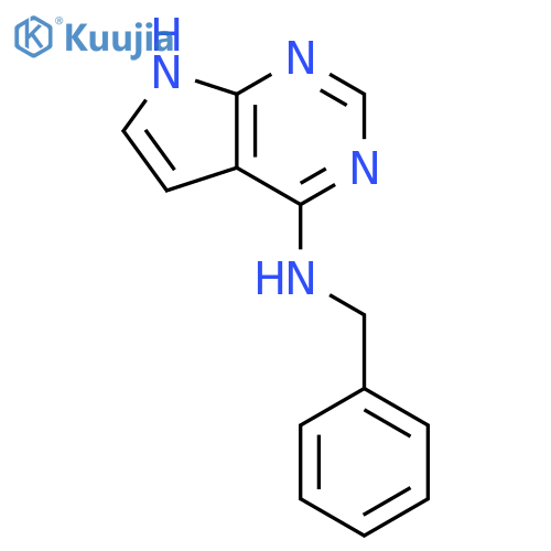 6-Benzylamino-7-deazapurine structure