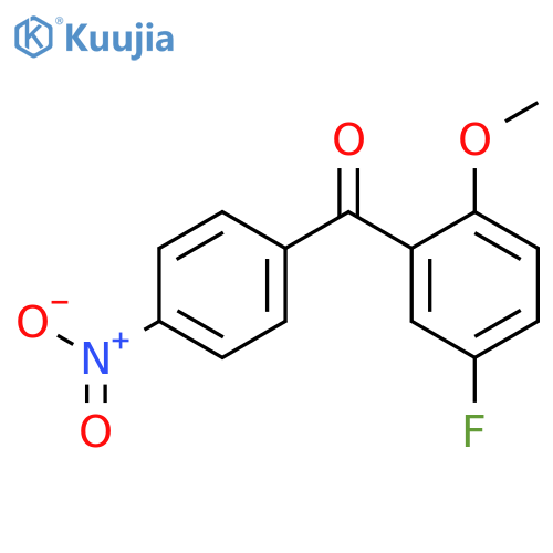 Methanone, (5-fluoro-2-methoxyphenyl)(4-nitrophenyl)- structure