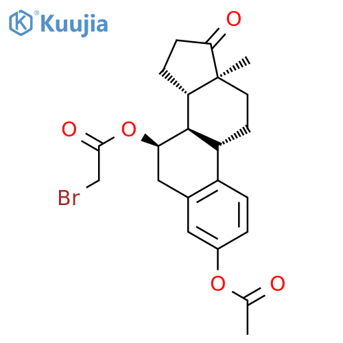 Estra-1,3,5(10)-trien-17-one, 3-(acetyloxy)-7-[(bromoacetyl)oxy]-, (7a)- structure