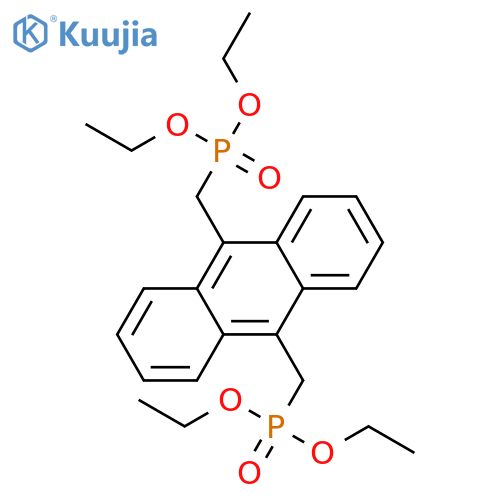 9,10-Bis(diethylphosphonomethyl)anthracene structure