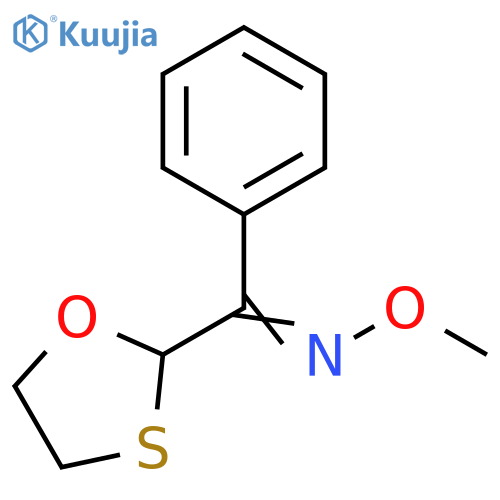Methanone, 1,3-oxathiolan-2-ylphenyl-, O-methyloxime structure