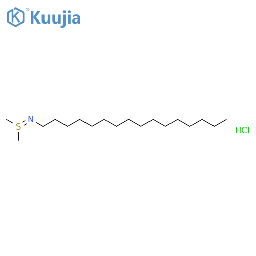 Sulfilimine, N-hexadecyl-S,S-dimethyl-, hydrochloride structure
