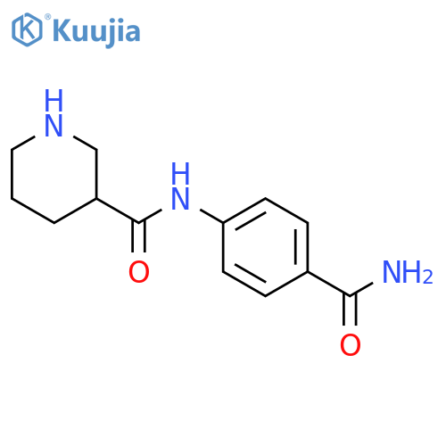 4-[(Piperidine-3-carbonyl)amino]benzamide structure