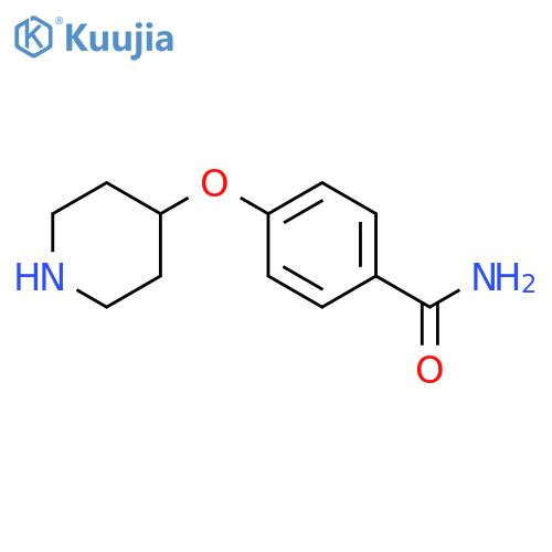 4-(Piperidin-4-yloxy)benzamide structure