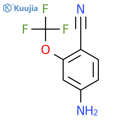 4-amino-2-(trifluoromethoxy)benzonitrile structure