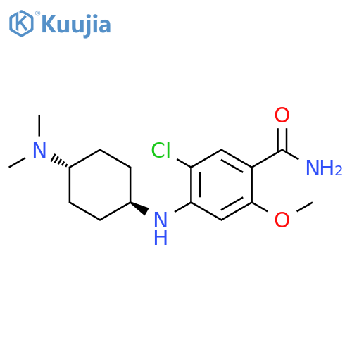 Benzamide,5-chloro-4-[[trans-4-(dimethylamino)cyclohexyl]amino]-2-methoxy- structure
