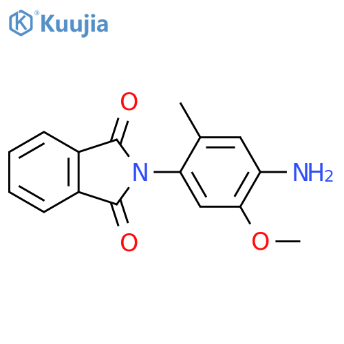 1H-Isoindole-1,3(2H)-dione, 2-(4-amino-5-methoxy-2-methylphenyl)- structure