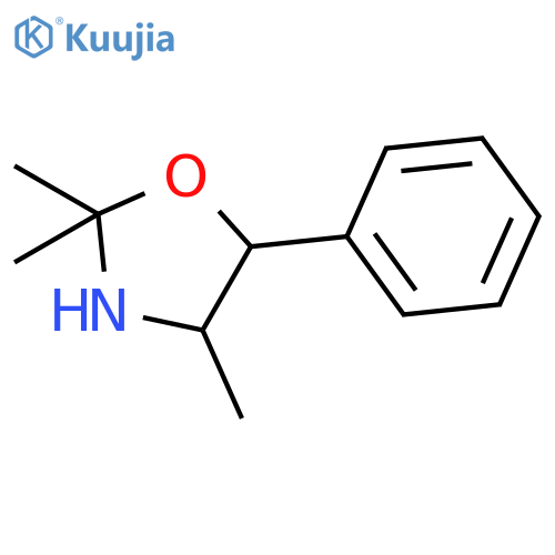 OXAZOLIDINE, 2,2,4-TRIMETHYL-5-PHENYL- structure