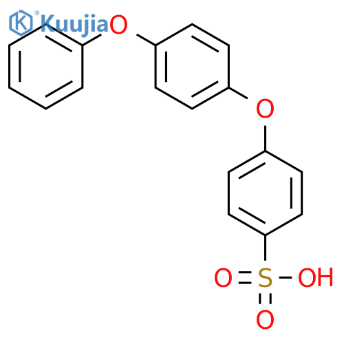 Benzenesulfonic acid, 4-(4-phenoxyphenoxy)- structure