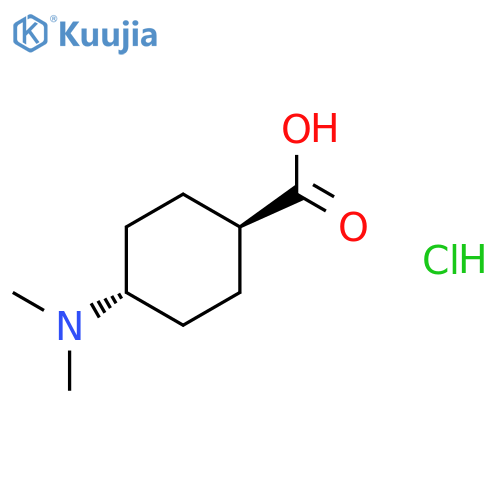 (1r,4r)-4-(dimethylamino)cyclohexane-1-carboxylic acid hydrochloride, trans structure