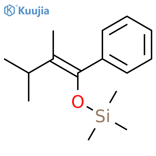 Silane, [(2,3-dimethyl-1-phenyl-1-butenyl)oxy]trimethyl- structure