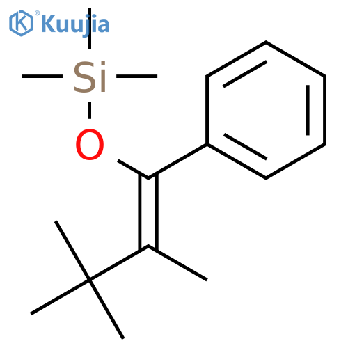 Silane, trimethyl[(2,3,3-trimethyl-1-phenyl-1-butenyl)oxy]- structure