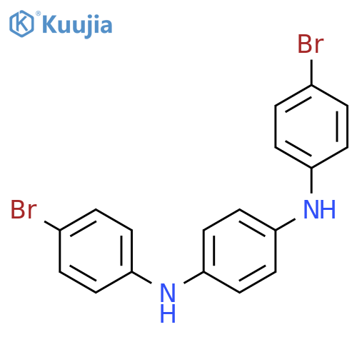 1,4-BENZENEDIAMINE, N,N'-BIS(4-BROMOPHENYL)- structure
