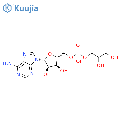 5'-Adenylic acid, mono(2,3-dihydroxypropyl) ester (9CI) structure