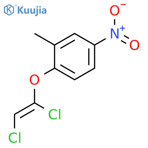 BENZENE, 1-[(1,2-DICHLOROETHENYL)OXY]-2-METHYL-4-NITRO- structure