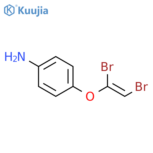 BENZENAMINE, 4-[(1,2-DIBROMOETHENYL)OXY]- structure