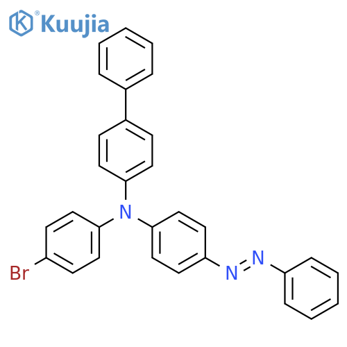[1,1'-Biphenyl]-4-amine, N-(4-bromophenyl)-N-[4-(phenylazo)phenyl]- structure