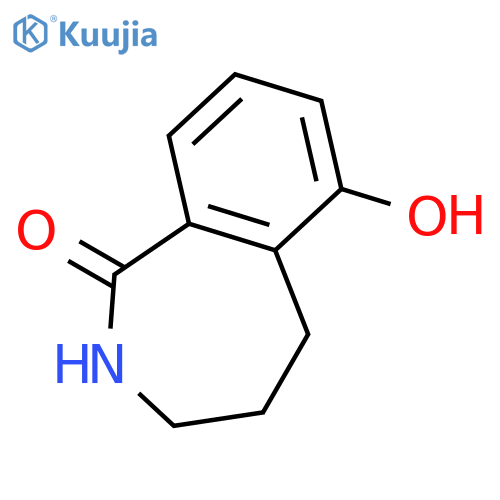 1H-2-Benzazepin-1-one, 2,3,4,5-tetrahydro-6-hydroxy- structure