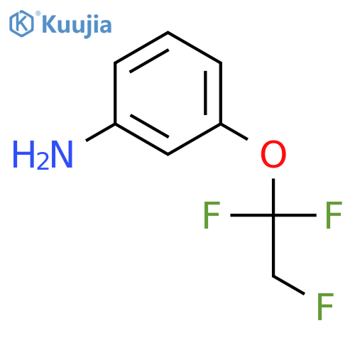 3-(1,1,2-trifluoroethoxy)aniline structure