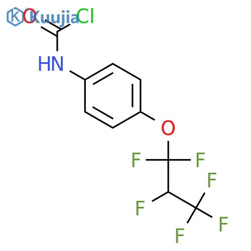 CARBAMIC CHLORIDE, [4-(1,1,2,3,3,3-HEXAFLUOROPROPOXY)PHENYL]- structure