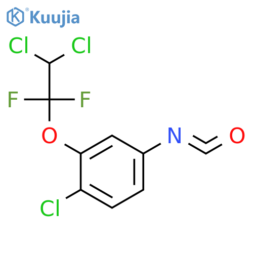 Benzene, 1-chloro-2-(2,2-dichloro-1,1-difluoroethoxy)-4-isocyanato- structure