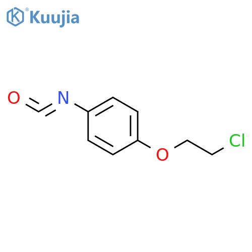 BENZENE, 1-(2-CHLOROETHOXY)-4-ISOCYANATO- structure