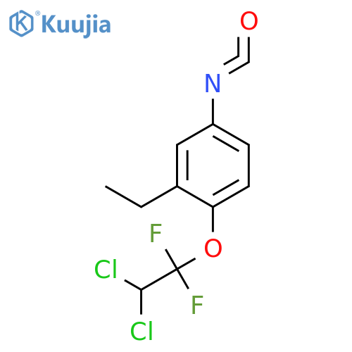 Benzene, 1-(2,2-dichloro-1,1-difluoroethoxy)-2-ethyl-4-isocyanato- structure
