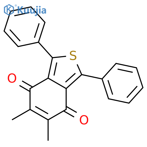 BENZO[C]THIOPHENE-4,7-DIONE, 5,6-DIMETHYL-1,3-DIPHENYL- structure