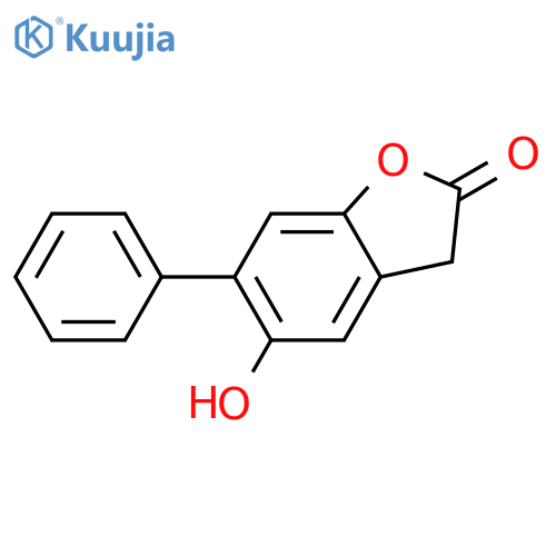 2(3H)-Benzofuranone, 5-hydroxy-6-phenyl- structure