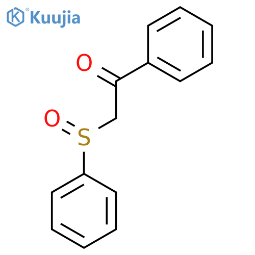 Ethanone, 1-phenyl-2-(phenylsulfinyl)- structure