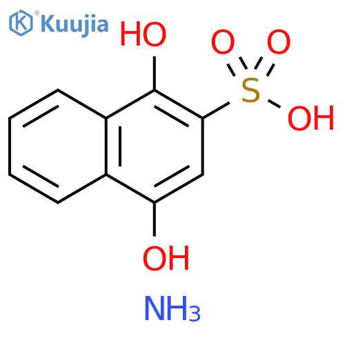 2-Naphthalenesulfonic acid, 1,4-dihydroxy-, monoammonium salt structure