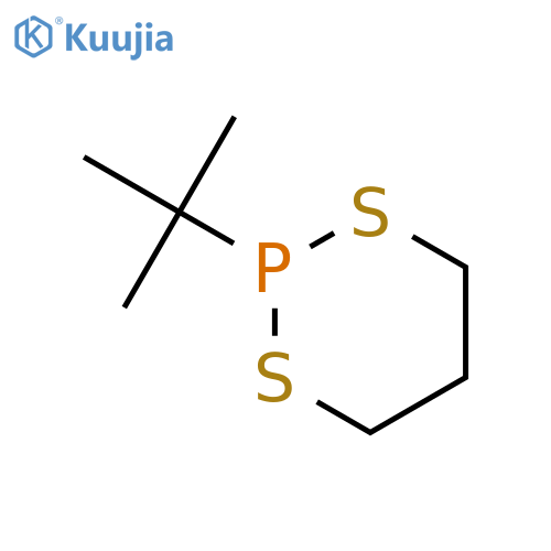 1,3,2-Dithiaphosphorinane, 2-(1,1-dimethylethyl)- structure