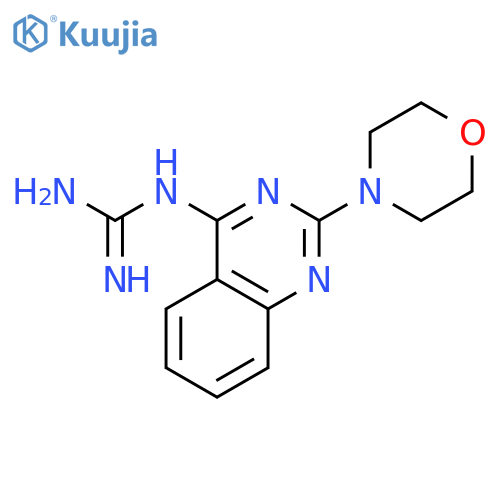 Guanidine, [2-(4-morpholinyl)-4-quinazolinyl]- structure