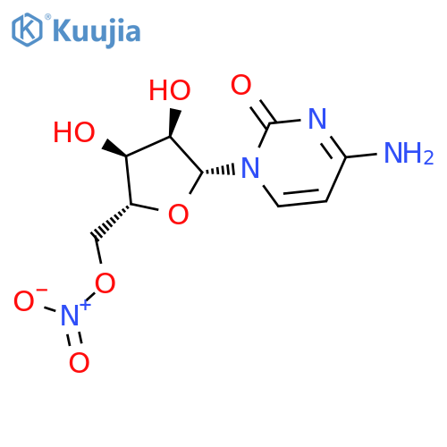 Cytidine, mononitrate structure