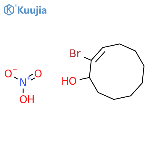 2-Cyclodecen-1-ol, 2-bromo-, nitrate, (Z)- structure