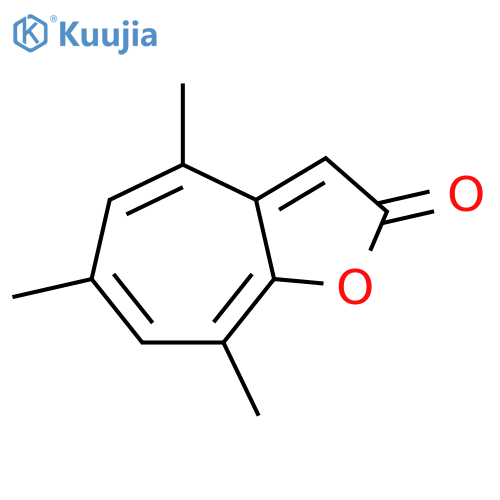 2H-Cyclohepta[b]furan-2-one,4,6,8-trimethyl- structure