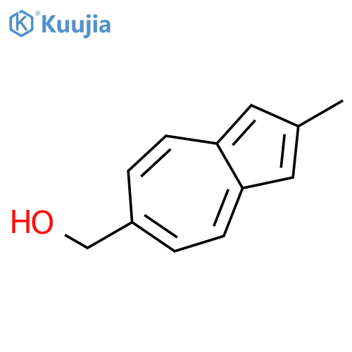 6-AZULENEMETHANOL, 2-METHYL- structure