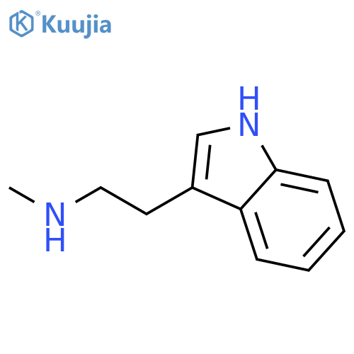N-Methyltryptamine structure