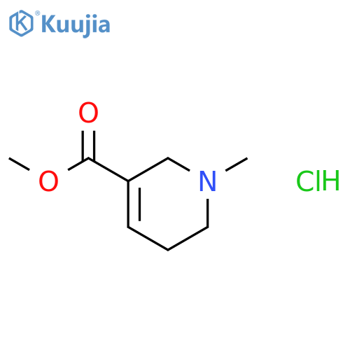 methyl 1-methyl-1,2,5,6-tetrahydropyridine-3-carboxylate hydrochloride structure