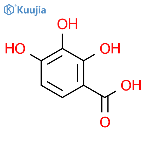 2,3,4-Trihydroxybenzoic acid structure