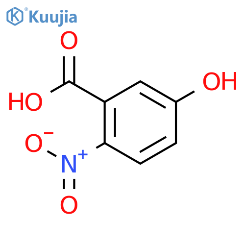 5-Hydroxy-2-nitrobenzoic acid structure